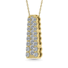 Diamond 1/2 Ct.Tw. Fashion Pendant in 14K Yellow Gold