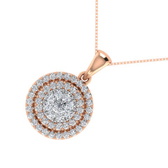Diamond 3/4 Ct.Tw. Fashion Pendant in 14K Rose Gold
