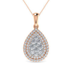 Diamond 3/4 Ct.Tw. Fashion Pendant in 14K Rose Gold
