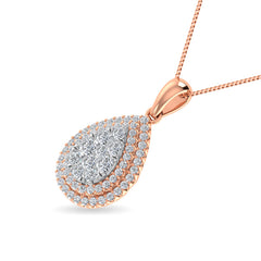 Diamond 3/4 Ct.Tw. Fashion Pendant in 14K Rose Gold