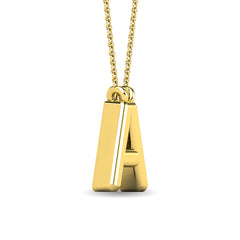 Diamond 1/20 Ct.Tw. Letter A Pendant in 10K Yellow Gold&quot;&quot;