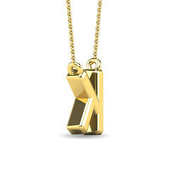Diamond 1/20 Ct.Tw. Letter K Pendant in 10K Yellow Gold&quot;&quot;