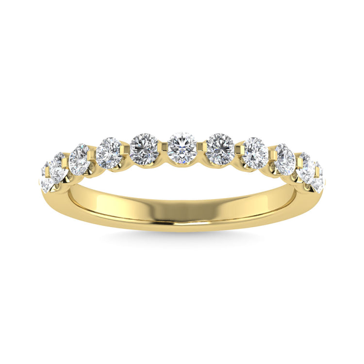 Diamond 1/2 Ct.Tw. Anniversary Band in 14K Yellow Gold