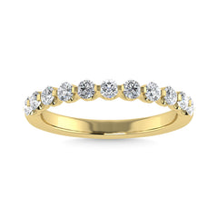 Diamond 1/2 Ct.Tw. Anniversary Band in 14K Yellow Gold