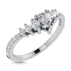 Diamond 1/3 Ct.Tw. Anniversary Band in 14K White Gold