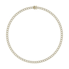 Diamond 7/8 Ct.Tw. Cuban Necklace in 14K Yellow Gold