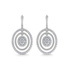Diamond 1 1/2 Ct.Tw. Danglers Earrings in 10K White Gold