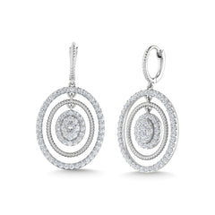 Diamond 1 1/2 Ct.Tw. Danglers Earrings in 10K White Gold