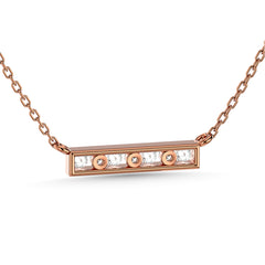 Diamond 1/4 Ct.Tw. Om Pendant in 10K Rose Gold