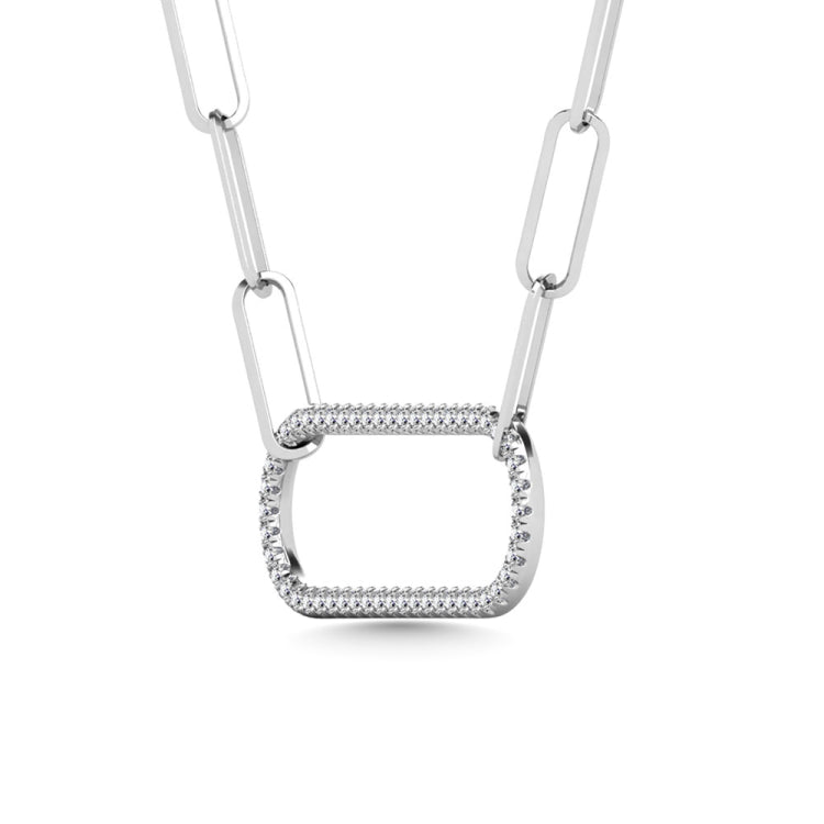 Diamond 1/5 Ct.Tw. Fashion Pendant in 10K White Gold
