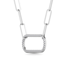 Diamond 1/5 Ct.Tw. Fashion Pendant in 10K White Gold