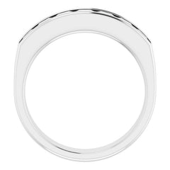 14K White 1 3/4 CTW Natural Diamond Band