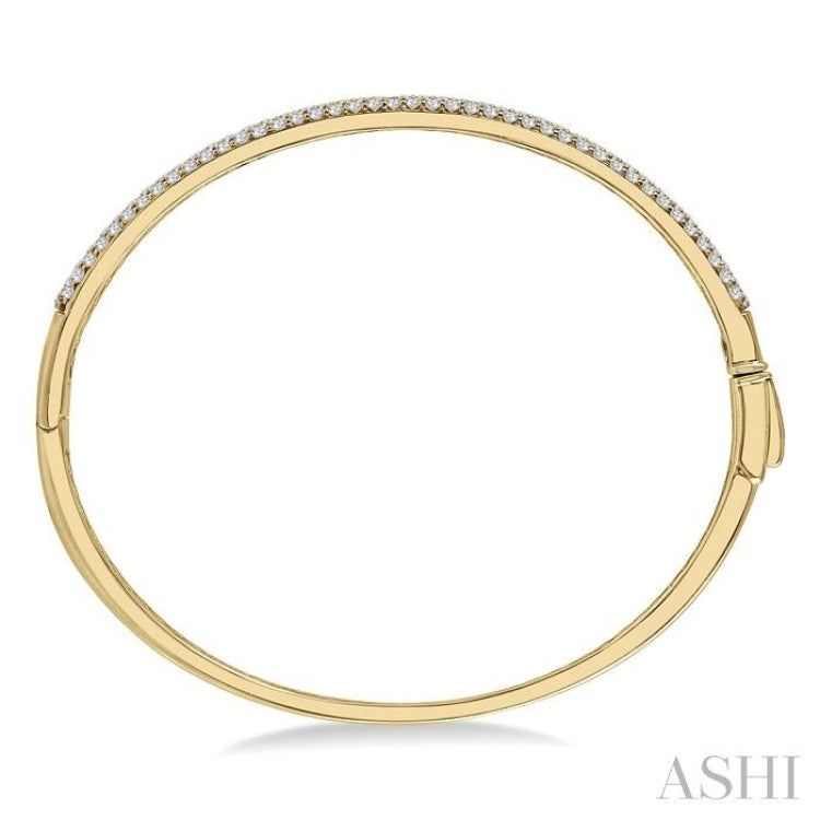 Pave-Set Diamond Fashion Bangle