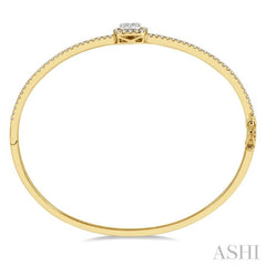 Stackable Halo Lovebright Essential Diamond Bangle