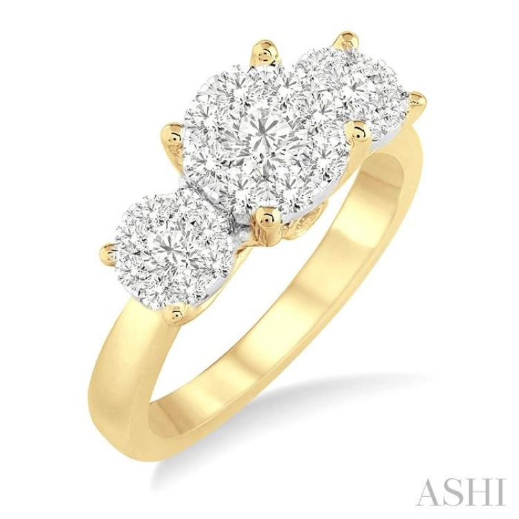 Past Present & Future Lovebright Essential Diamond Engagement Ring