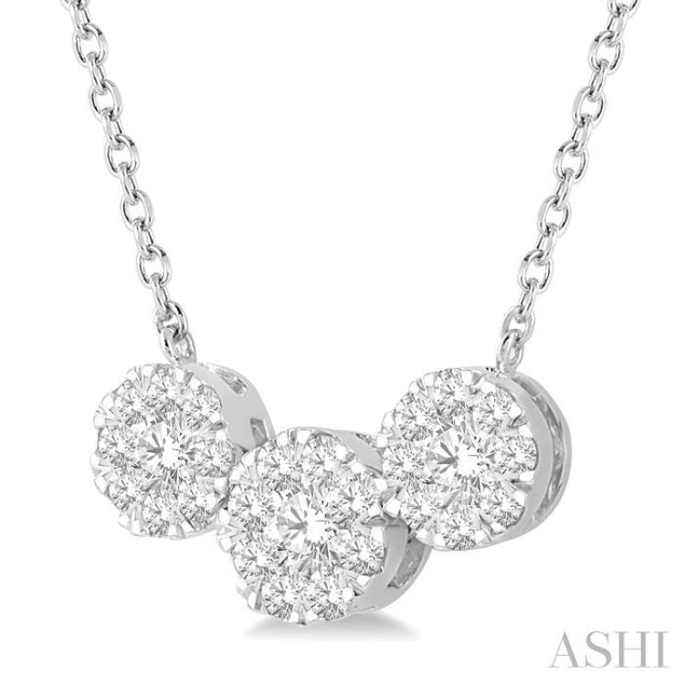 Past Present & Future Lovebright Essential Diamond Necklace