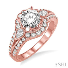 Round Shape Diamond Engagement Ring