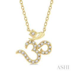 'Om' Petite Diamond Fashion Pendant