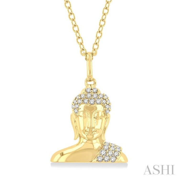 Buddha Petite Diamond Fashion Pendant