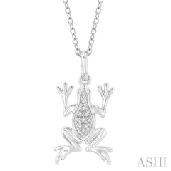 Frog Petite Diamond Fashion Pendant