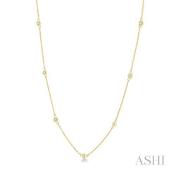 Diamond Station Necklace