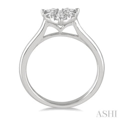 Heart Shape Lovebright Essential Diamond Ring