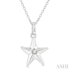 Starfish Petite Diamond Fashion Pendant