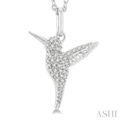 Hummingbird Petite Diamond Fashion Pendant