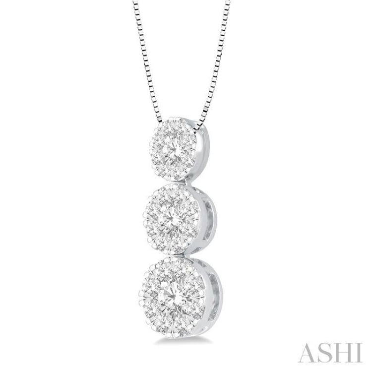 Past Present & Future Lovebright Essential Diamond Pendant