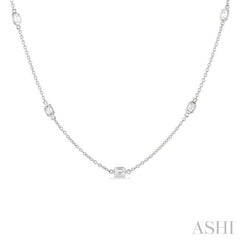 Diamond Station Necklace