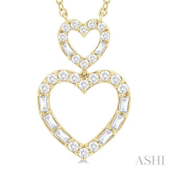 Heart Shape Diamond Necklace