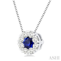 Lovebright Gemstone & Diamond Pendant