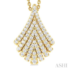 Chevron Diamond Fashion Pendant