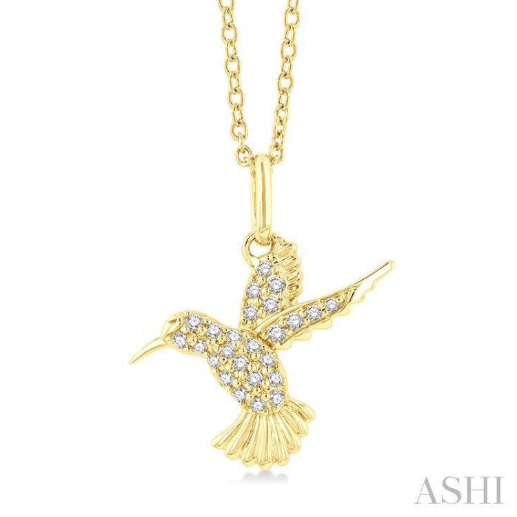 Hummingbird Petite Diamond Fashion Pendant