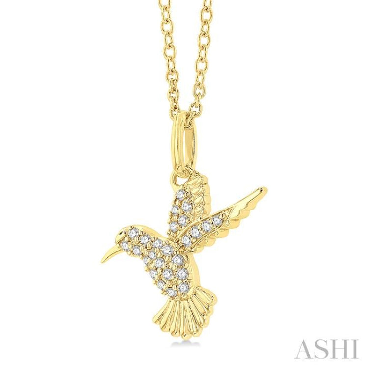 Hummingbird Petite Diamond Fashion Pendant