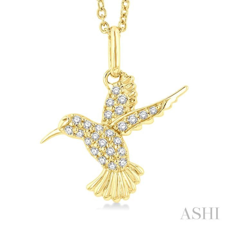 Hummingbird Petite Diamond Fashion Pendant