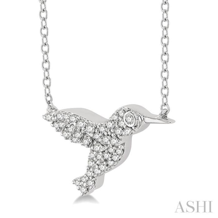 Hummingbird Petite Diamond Fashion Pendant