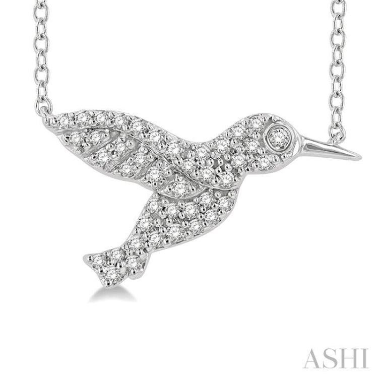 Hummingbird Petite Diamond Fashion Pendant