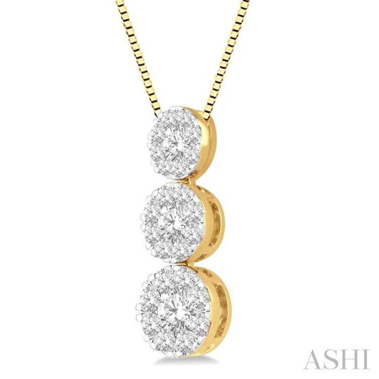 Past Present & Future Lovebright Essential Diamond Pendant