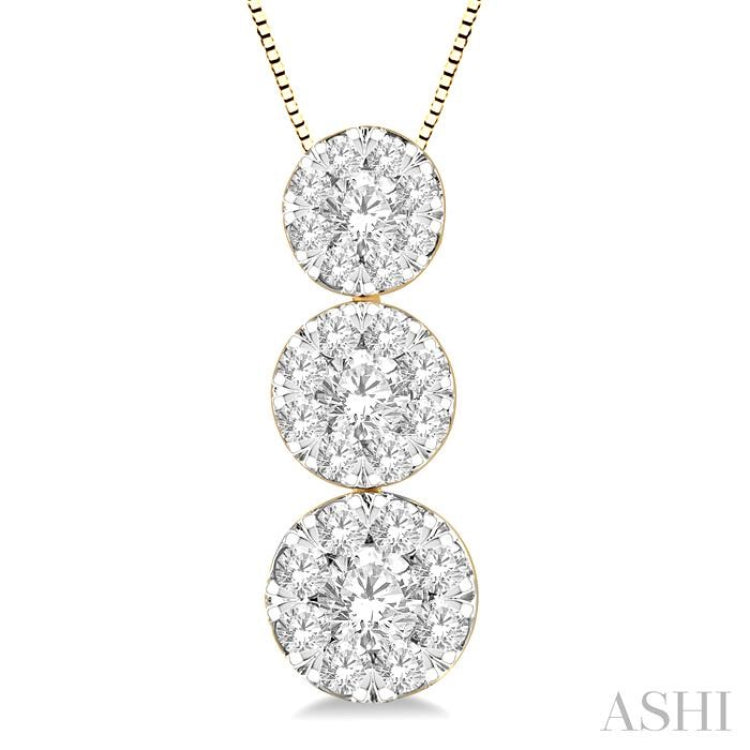 Past Present & Future Lovebright Essential Diamond Pendant