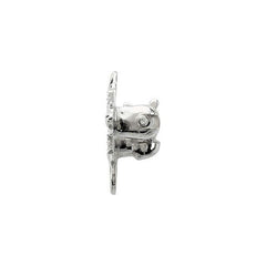 14K White Baptismal Pin