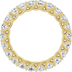 14K Yellow 1 7/8 CTW Natural Diamond Eternity Band